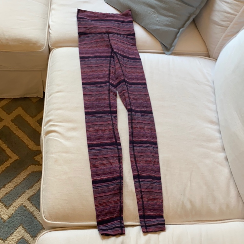 multicolored lululemon size 2-4 leggings